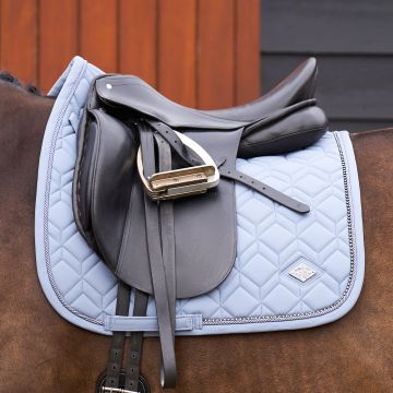 Saddlepad HVP-Classic dressage -  Dark mist blue