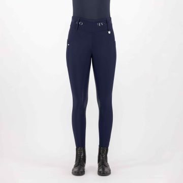 Riding tights HVP-Favourite FullGrip -  Navy