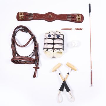 Dressage girth HVP-Legacy -  Brown