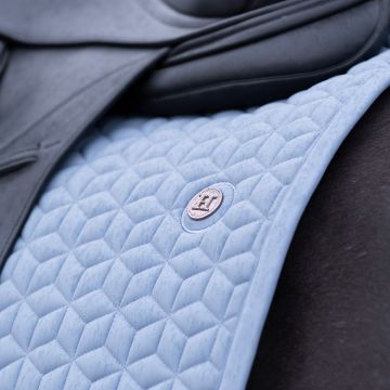 Saddlepad HVP-Essential dressage -  Dark mist blue