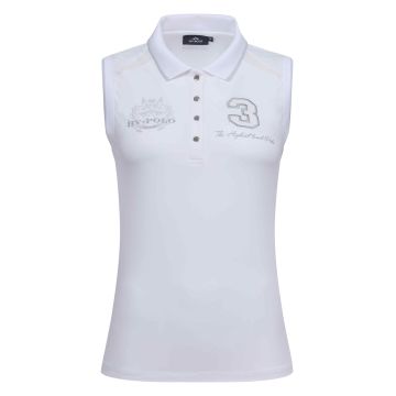 Poloshirt Sleeveless Favouritas Tech -  White