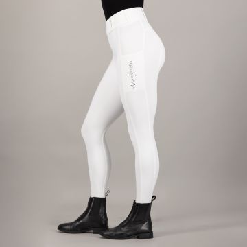 Riding tights HVP-Evi FullGrip -  White